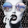 KARE Design Accessoires>Tableau en verre encadré NY View 80x80cm