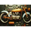 KARE Design Accessoires>Tableau en verre Garage Motorbike 60x80cm