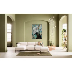 KARE Design Accessoires>Tableau en verre Lady Flower 100x150cm