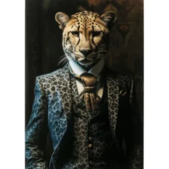 KARE Design Accessoires>Tableau en verre Mister Leo 100x150cm