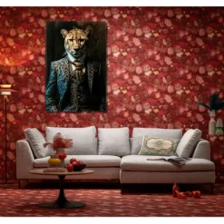 KARE Design Accessoires>Tableau en verre Mister Leo 100x150cm