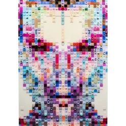 KARE Design Accessoires>Tableau en verre Pixel Face 120x80cm