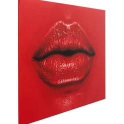KARE Design Accessoires>Tableau en verre Red Lips 120x80cm