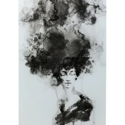 KARE Design Accessoires>Tableau en verre Smokey Hair 100x150cm
