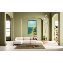 KARE Design Accessoires>Tableau sur toile Jardin bleu 125x215cm
