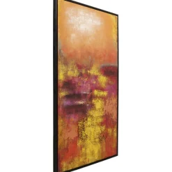 KARE Design Accessoires>Tableau sur toile Jardin rouge 125x215cm