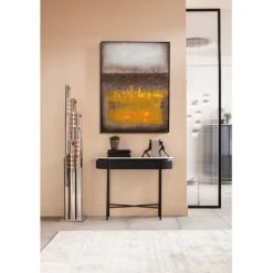 KARE Design Accessoires>Tableau sur toile Vista jaune 90x120cm