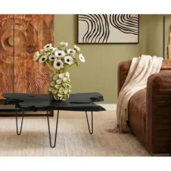 KARE Design Meubles>Table basse Aspen noir 100x40