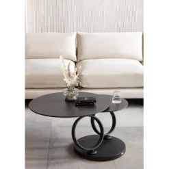 KARE Design Meubles>Table basse Beverly noir 133x80cm