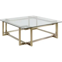 KARE Design Meubles>Table basse Clara doré 120x120cm