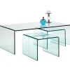KARE Design Meubles>Table basse Clear Club (set de 3)
