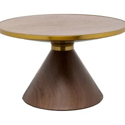 KARE Design Meubles>Table basse Cono Noix Ø70cm