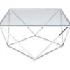 KARE Design Meubles>Table basse Cristallo Chrome 80x80cm