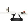 KARE Design Meubles>Table basse Franklin blanc 150x58cm