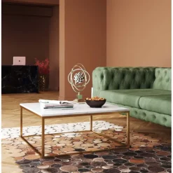 KARE Design Meubles>Table basse Key West doré 90x90cm