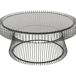 KARE Design Meubles>Table basse Lisboa noir Ø86cm