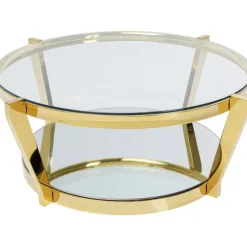 KARE Design Meubles>Table basse Monocolo doré Ø90cm