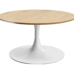 KARE Design Meubles>Table basse Schickeria Chêne blanc Ø80cm
