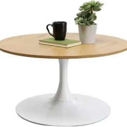 KARE Design Meubles>Table basse Schickeria Chêne blanc Ø80cm