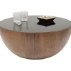 KARE Design Meubles>Table basse Tear Drops noyer Ø80cm