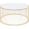 KARE Design Meubles>Table basse Wire Uno laiton Ø80cm
