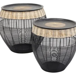 KARE Design Meubles>Table d appoint African Drums (2/Set)