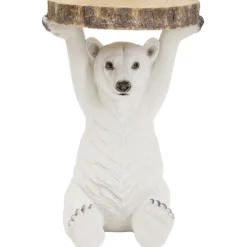 KARE Design Meubles>Table d appoint Animal Polar Bear Ø37cm