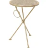 KARE Design Meubles>Table d appoint Clack Mosaic marron Ø35cm