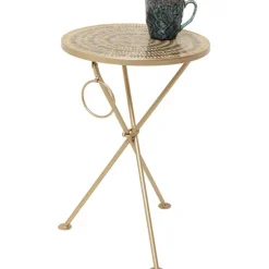 KARE Design Meubles>Table d appoint Clack Mosaic marron Ø35cm