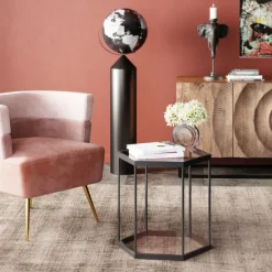 KARE Design Meubles>Table d appoint Comb noir 55