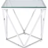 KARE Design Meubles>Table d appoint Cristallo Chrome 50x50cm