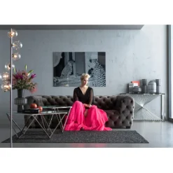 KARE Design Meubles>Table d appoint Cristallo Chrome 50x50cm