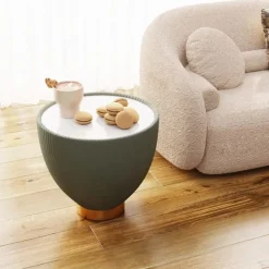 KARE Design Meubles>Table d appoint Endless Vegas vert Ø47cm