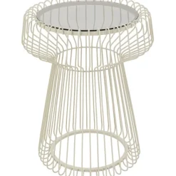 KARE Design Meubles>Table d appoint Lisboa Greige Ø38cm