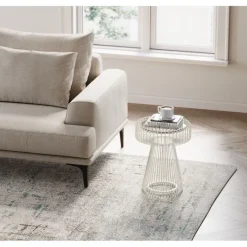 KARE Design Meubles>Table d appoint Lisboa Greige Ø38cm