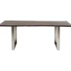 KARE Design Meubles>Table Harmony foncé-chromé 160x80cm