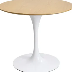KARE Design Meubles>Table Invitation Set chêne blanc Ø90cm