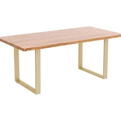 KARE Design Meubles>Table Jackie chêne-laiton 160x80