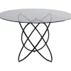 KARE Design Meubles>Table Molekular noir Ø120cm