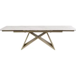 KARE Design Meubles>Table à rallonges Nelly greige 180(40+40)x90cm