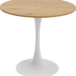 KARE Design Meubles>Table Schickeria chêne blanc Ø80cm