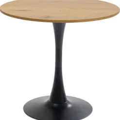 KARE Design Meubles>Table Schickeria chêne - noir Ø80cm