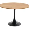 KARE Design Meubles>Table Schickeria chêne - noir Ø110cm