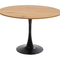 KARE Design Meubles>Table Schickeria chêne - noir Ø110cm