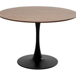 KARE Design Meubles>Table Schickeria noyer noir Ø110cm