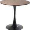KARE Design Meubles>Table Schickeria noyer noir Ø80cm
