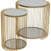 KARE Design Meubles>Tables d appoint Wire Double laiton (2/Set)