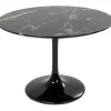 KARE Design Meubles>Table Solo Marble noir Ø110