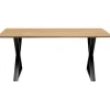 KARE Design Meubles>Table Symphony Chêne Cross noir 200x100cm