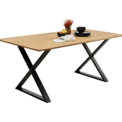 KARE Design Meubles>Table Symphony Chêne Cross noir 200x100cm